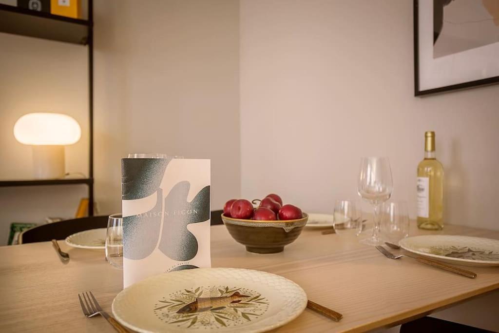 Rare Appart 2 Chambres En Duplex Design Au Panier Marsiglia Esterno foto