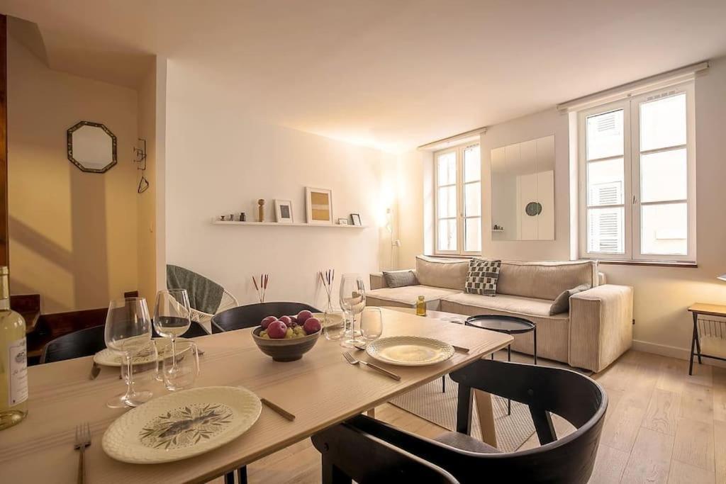 Rare Appart 2 Chambres En Duplex Design Au Panier Marsiglia Esterno foto