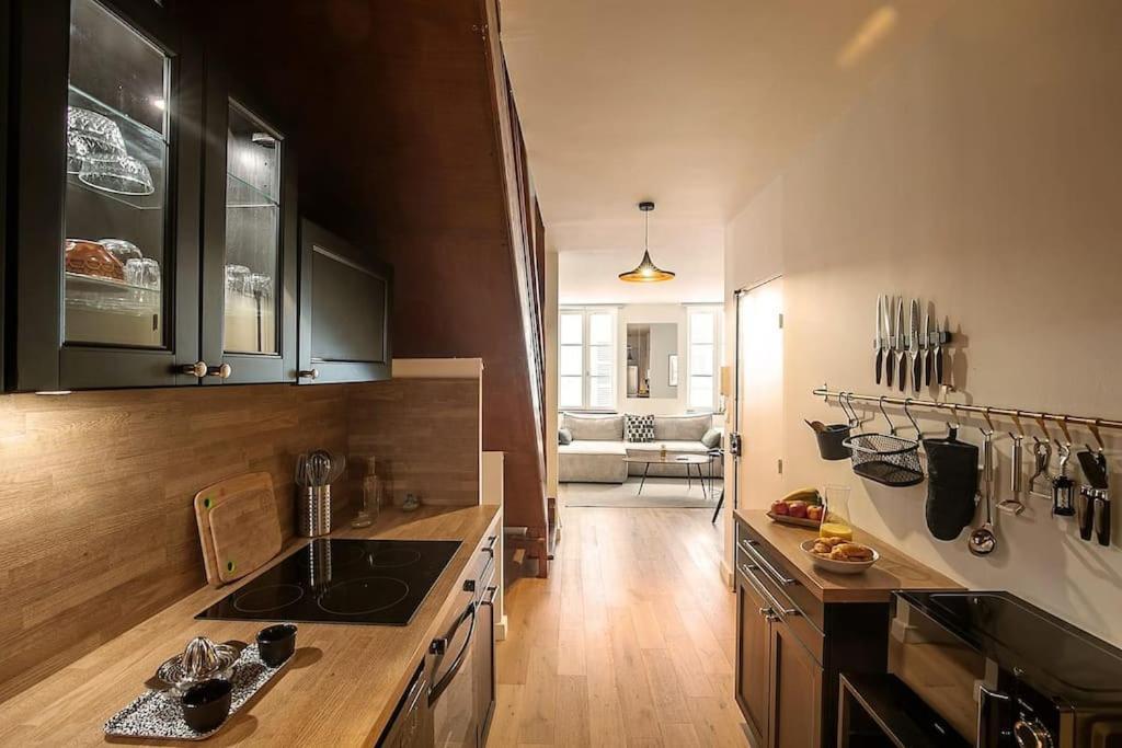 Rare Appart 2 Chambres En Duplex Design Au Panier Marsiglia Esterno foto